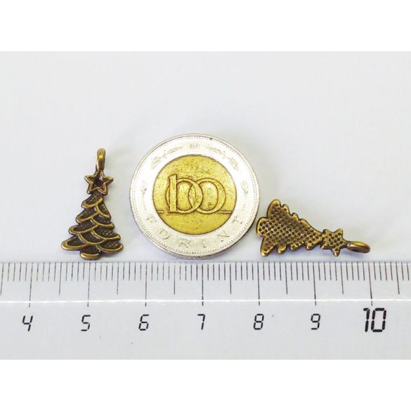Kis Karácsonyfa - bronz (2,1cm)