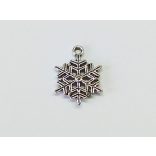 Antik ezüst hópihe (22*19mm)