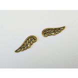 Szárny-pár - Antik bronz - (24mm)