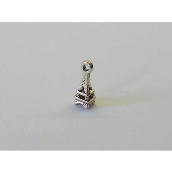 Mini Eiffel torony - antik ezüst (1,3cm)