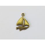 Antik bronz hajó (23mm)