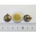 Hajó karikában - antik bronz