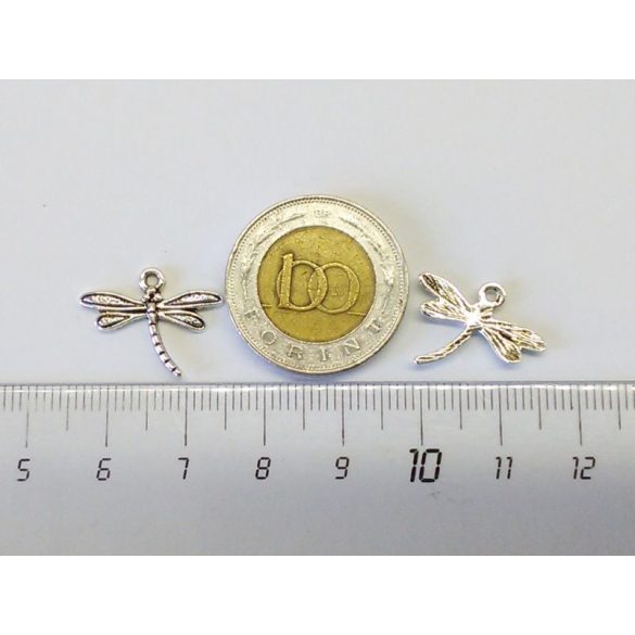 Szitakötő - antik ezüst