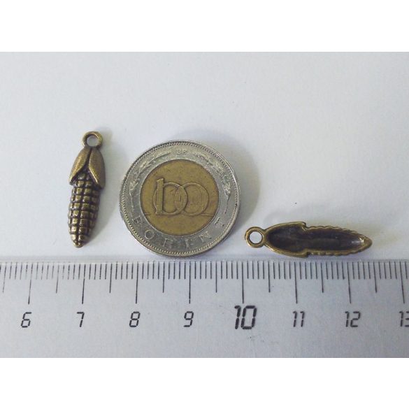 Kukorica -antik bronz (24*7mm)