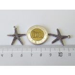 Tengeri csillag 3D charm (26mm)
