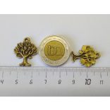 Fa charm - antik bronz (21mm)