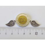 Levél #1 - antik ezüst (19mm)