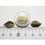 Levélke charm - bronz