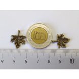 Juharlevél bronz (14mm)