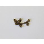 Ág összekötő, mókuskával :) (25*14mm)