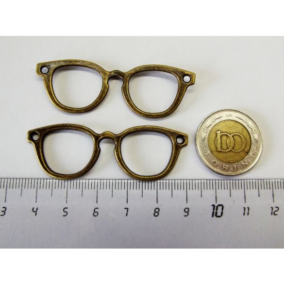 Szemüveg medál (5,5cm)