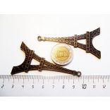 Antik bronz nagy méretű Eiffel torony (6,9cm)