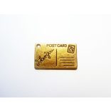 *I Love You* képeslap - bronz