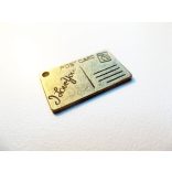 *I Love You* képeslap - bronz