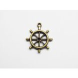 Hajókormány - bronz