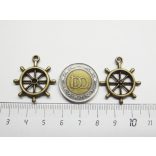 Hajókormány - bronz