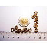 Strasszozható *Love* összekötő medál