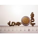 Love* összekötő medál #2 - bronz