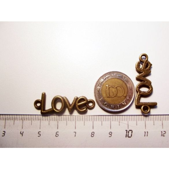 Love* összekötő medál #2 - bronz