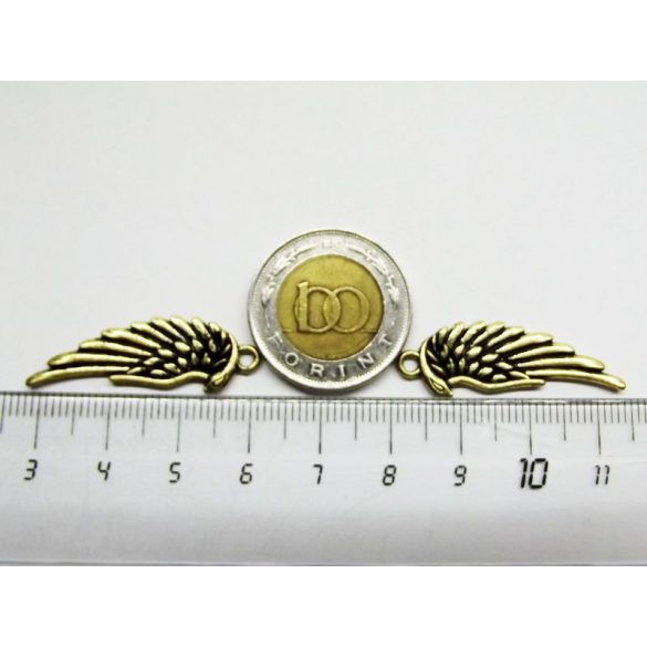 Antik bronz aranyozott  (27 mm )