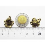 Strasszozható virág charm (2cm)