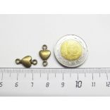 Szív alakú összekötő elem (15mm)