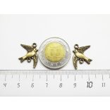 Bronz madárka összekötő (2,2cm)