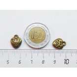 *Szeretem a kutyám*  - antik bronz  (13mm)