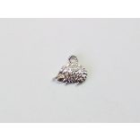 Apró Süni - platina ezüst színű  (13mm)