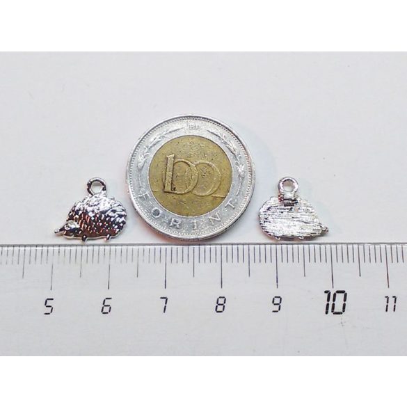 Apró Süni - platina ezüst színű  (13mm)