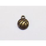 Kosárlabda  - antik bronz (14mm)