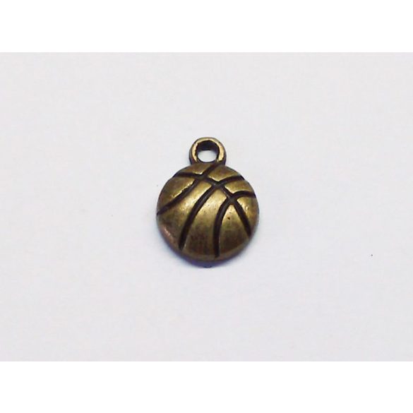 Kosárlabda  - antik bronz (14mm)