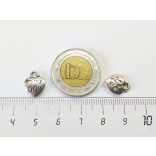 *Szeretem a kutyám* - antik ezüst (13mm)