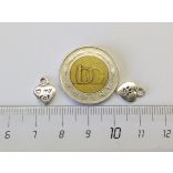 *Szeretem a macskám* - antik ezüst (12mm)