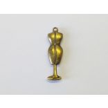 Próbababa - antik bronz (3,7cm)