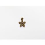 Apró virág - antik bronz (13mm)