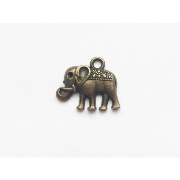 Bronz elefánt charm