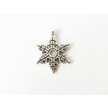 Antik ezüst hópihe (24mm)