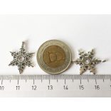 Antik ezüst hópihe (24mm)