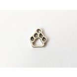 Antik ezüst tappancs charm (24mm)