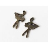 Bronz balerina charm (21mm)