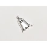 Szellem charm - antik ezüst