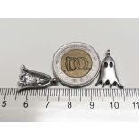 Szellem charm - antik ezüst