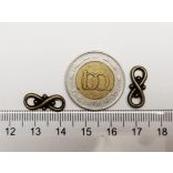 Végtelen jel összekötő elemek 1pár (17mm)