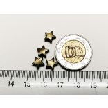 Csillag Gyöngyök - antik bronz - 4db