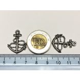 Horgony kötéllel - medál