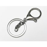 Kulcstartó nagy karabinerrel, lánccal