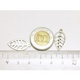 Levélke medálka (23mm)