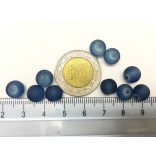 8mm  - FARMER színű Frosted üveggyöngy 10db