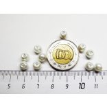 Üvegtekla - Fehér - 6mm- 10 db